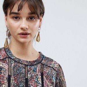 Ashiana loop drop earrings